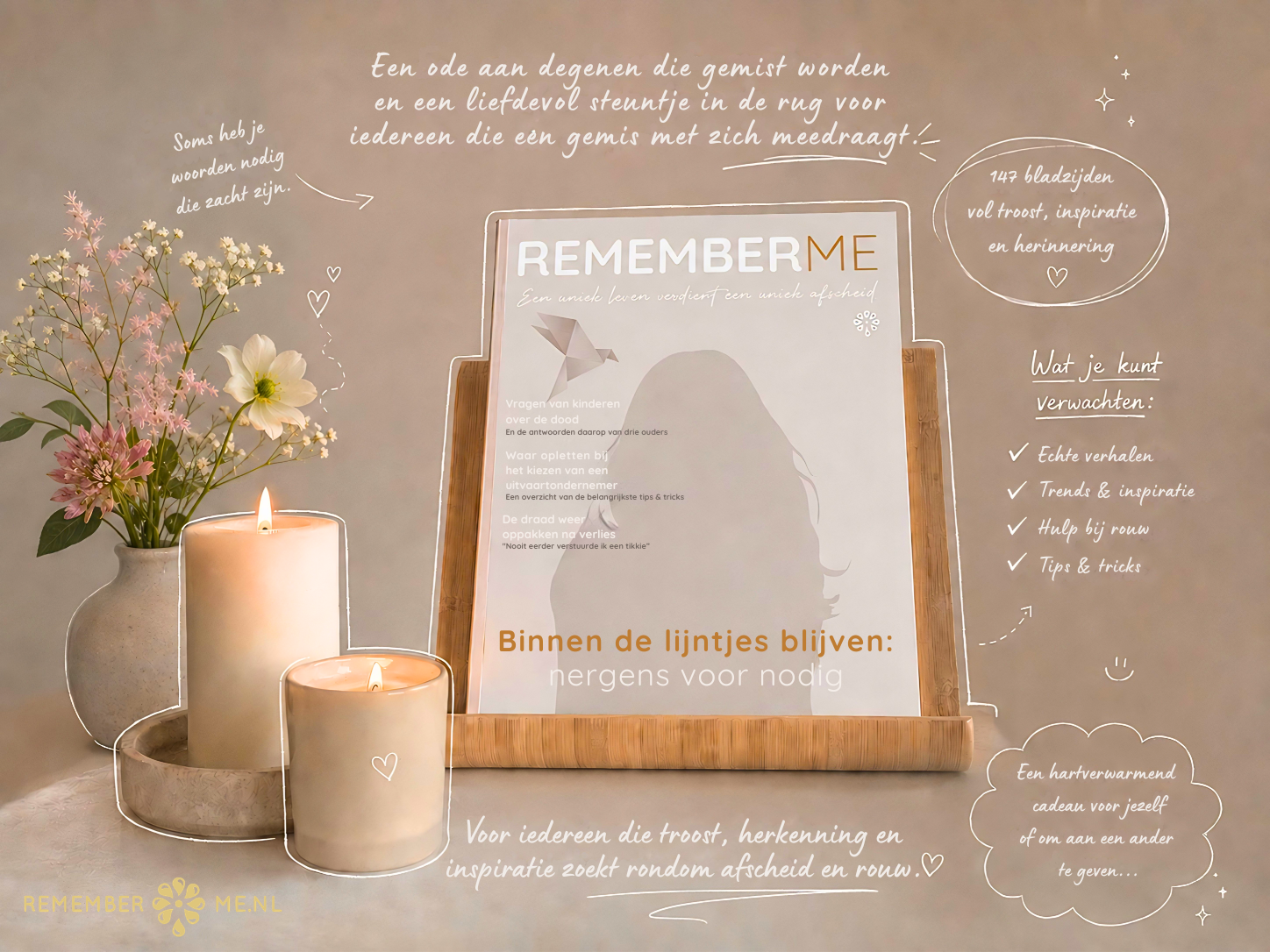 rm - rememberme magazine - uitvaartmagazine - rouw - verlies - gemis - troost - steun - inspiratie - herinnering - uitvaart tips - rotterdam uitvaart